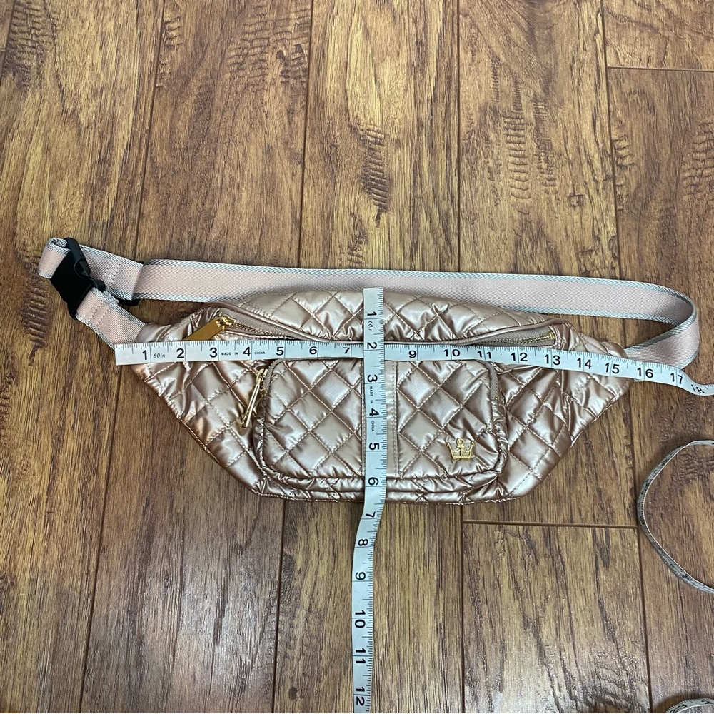 Quilted Tan Crossbody Bag - Picture 6 of 6
